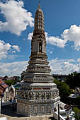 Bangkok Wat Arun - One of the four satellite prangs at the corners of the compound. 